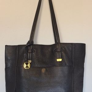 Black leather Halston&Heritage Shoulder Bag
